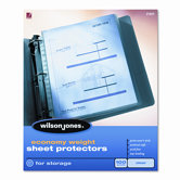 Wilson Jones Economy Weight Sheet Protector, 100/Box