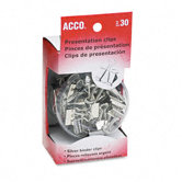 Presentation Clips, 30/Box