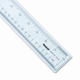 Westcott See Through Acrylic Ruler, 18"