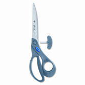 9" Titanium Bonded Bent Handle Scissors, Gray,3/Pk