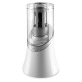Pencil Sharpener, Electric, 4-3/4"x5-1/2"x5-1/2", Silver