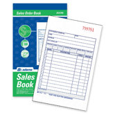 Carbonless Sales Order Book, 3-Part Carbonless, 4-3/16 x 7-3/16, 30 Sheets