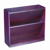 Carver Hardwood Double Wall File, Letter, Two Pocket