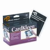 CardKleen Presaturated Magnetic Head Cleaning Cards, 25/box
