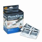 Read Right Phonekleen Wet Wipes, Cloth, 5 X 5, 72/Box