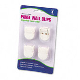 Panel Wall Clips for Fabric Panels, Standard Size, 4/Pack