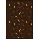 Whimsy Jalapeno Fiesta Chocolate Novelty Rug