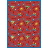 Educational Bee Attitudes Kids Rug
