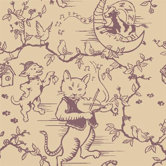 Nature Fancy Fiddlers Kids Rug