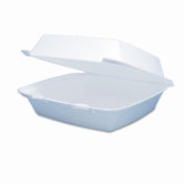 Dart Carryout Food Containers,Foam Hinged 1-Compartment,8-3/8X7-7/8X3-1/4,200/Carton