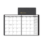 Monthly Desk Appointment Book, 13 Months, Jan/Jan 2013, 9"x11", Black, 2013