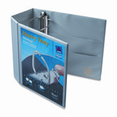 Nonstick Heavy-Duty Ezd Reference View Binder, 5" Capacity