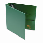 Heavy-Duty Vinyl EZD Ring Reference Binder, 1-1/2in Capacity, Green