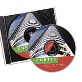 CD/DVD Glossy Labels for Inkjet Printers, Clear, 20 Labels/pack