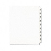 Avery-Style Legal Side Tab Divider, Title: 151-175, Letter, White, One Set