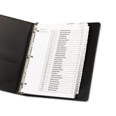 Ready Index Classic Tab Titles, 31-Tab, 1-31, Letter, Black/White, 31 per Set