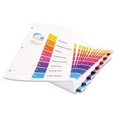 Ready Index Table/Contents Dividers (8 Tabs, 24 Sets/Box)
