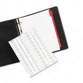 Index Maker Divider with Color Tabs, Red Eight-Tab, Letter, Five Sets per Pack