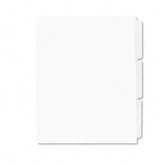 Index Maker Clear Label Unpunched Divider (3 Tabs, 25 Sets/Pack)