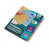 Index Maker Divider, Multicolor Eight-Tab, Letter, Five Sets per Pack