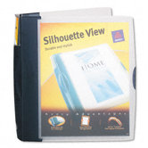 Silhouette Poly View Binder with Inside Pocket, 1-1/2" Capacity