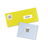 High-Visibility Round Laser Labels, 600/Pack