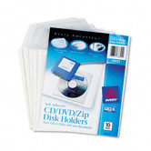 Self-Adhesive Media Pockets, 10/Pack