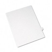 Allstate-Style Legal Side Tab Divider, Title: U, Letter, 25/Pack