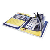 Presentation Books, 12 Pages, 9-1/2"x11-1/2", Blue