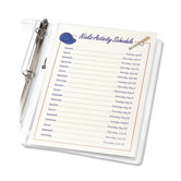 Snap-In Sheet Protector, Standard, 8-1/2 x 11, Clear, 100/Box