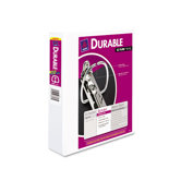 Easy Access Round Ring Reference Binder, 1in Capacity, Burgundy