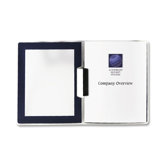 Flexiview Report Folders, Swing Clip, Navy