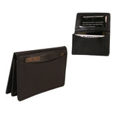 Glazed Cow Hide Leather Business Card Wallet