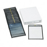 Stitched Both Sides Clear Shop Ticket Holders, 6 X 9 (25/Box)