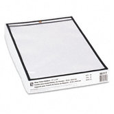 Stitched Both Sides Clear Shop Ticket Holders, 11 X 17 (25/Box)