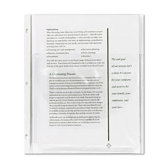 Letter Super Capacity Sheet Protector with Tuck-In Flap (10/Pack)