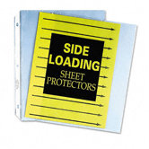 Side Loading Polypropylene Sheet Protector (50/Box)