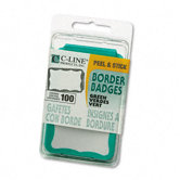 Self-Adhesive Name Badges, 3-1/2 X 2-1/4, 100/Box