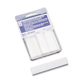 Self-Adhesive Shelf Label Strip w/ Insert, 10 per Box, 4"x7/8", White