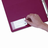 HOLDit! Side-Load Business Card Holders, 3 3/4 x 3 3/8, Clear, 10 per Pack