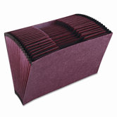 Globe-Weis Accordion Open Top File, 21 Pockets, 1/3 Tab, Legal