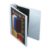 Clearvue Premium Slant-D Vinyl Presentation Binder, 1.5" Capacity
