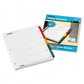 Traditional Onestep Index System, 5-Tab, 1-5, Letter (Set of 6)