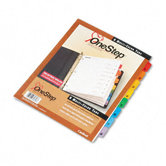 Traditional Onestep Index System, 8-Tab, 1-8, Letter