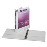 Slant D-Ring Binder,w/Sheet Lifter,1" Cap.,11"x8-1/2",WE
