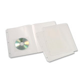 Tabloid Project Pockets, Non-Scratch, 11"x17", 3/PK, Clear