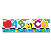 Abcs/123S8 Pop-It Border, 8 Strips/Pack