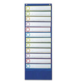 Deluxe Scheduling Pocket Chart, 12 Pockets