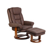 Swivel Recliner and Ottoman