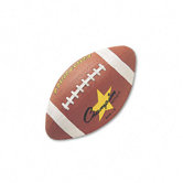 Rubber Sports Ball for Football, Intermediate Size